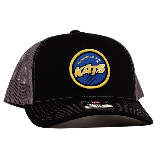Kats Logo Patch Cap (Black/Charcoal)