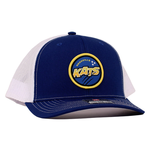 Kats Logo Patch Cap (Navy/White)