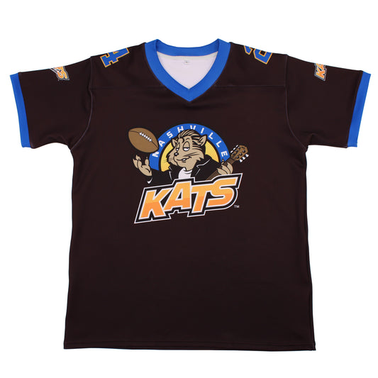 Nashville Kats Football Jersey (Black)